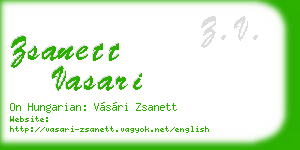 zsanett vasari business card